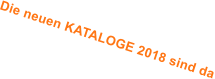 Die neuen KATALOGE 2018 sind da